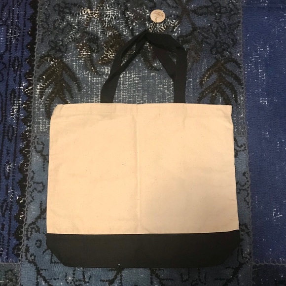 Bacon Market Canvas Shopper Tote Bag - Picture 4 of 4